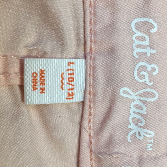 Girls pink shorts with side details - Picture 2 of 6